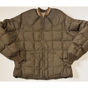 WALLS Blizzard Pruf - Men's VTG USA Down Puffer Quilted Bomber Jacket - X-Large*
